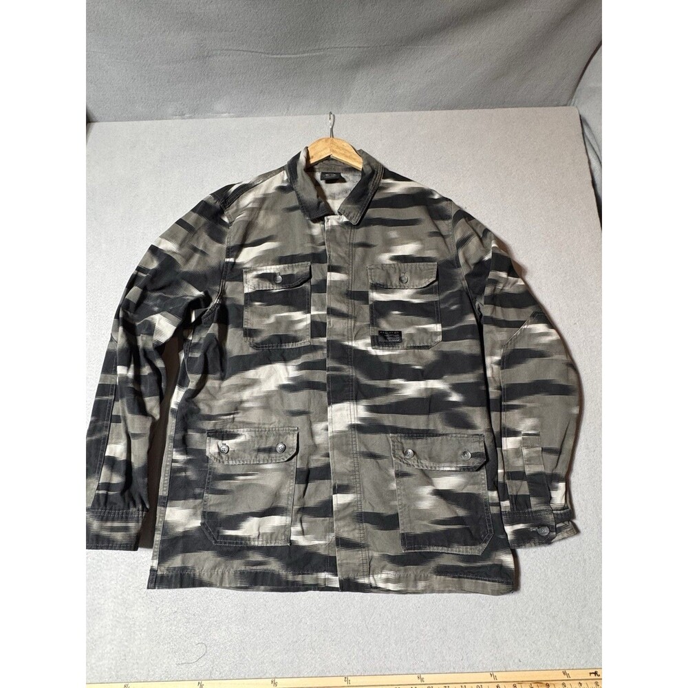 Oakley The Dawn Camo Shacket Button Front Shirt Jacket Men's Size XL